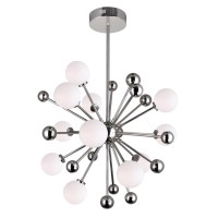 11 Light Chandelier With Polished Nickel Finish