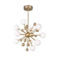 11 Light Chandelier With Sun Gold Finish