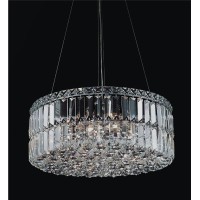 8 Light Down Chandelier With Chrome Finish