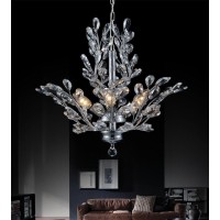 6 Light Chandelier With Chrome Finish