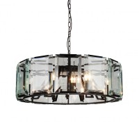 18 Light Chandelier With Black Finish