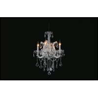 4 Light Up Chandelier With Chrome Finish