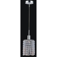 1 Light Down Mini Pendant With Chrome Finish