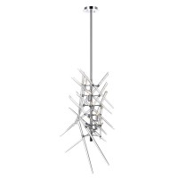 5 Light Mini Chandelier With Chrome Finish