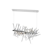 9 Light Chandelier With Chrome Finish