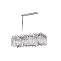 8 Light Chandelier With Chrome Finish