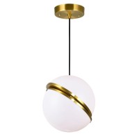 1 Light Mini Pendant With Brass Finish