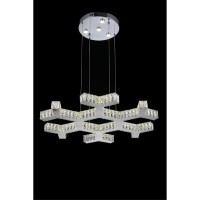 Led Chandelier With Chrome Finish