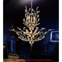 9 Light Chandelier With Chrome Finish