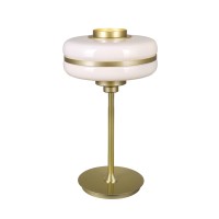 1 Light Table Lamp With Pearl Gold Finish