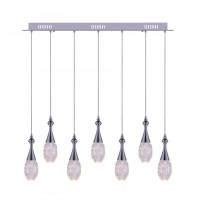 Led Multi Point Pendant With Chrome Finish