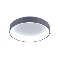 Led Drum Shade Flush Mount With White Finish