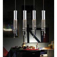 4 Light Multi Light Pendant With Chrome Finish