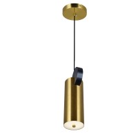 Led Mini Pendant With Brass+Black Finish