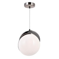 1 Light Mini Pendant With Polished Nickel Finish