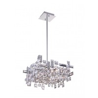 6 Light Chandelier With Chrome Finish