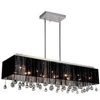 17 Light Drum Shade Chandelier With Chrome Finish