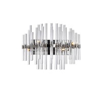 4 Light Vanity Light With Polished Nickel Finish