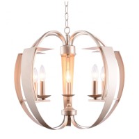 5 Light Chandelier With Pewter Finish