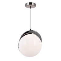 1 Light Pendant With Polished Nickel Finish