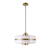 1 Light Down Pendant With Pearl Gold Finish