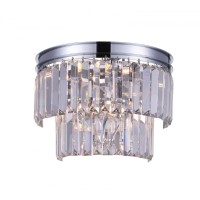 4 Light Wall Sconce With Chrome Finish