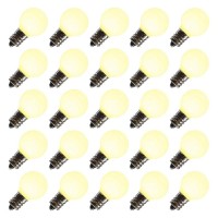 Vickerman G30 Wmwht Ceramic Ledbulb E12 .96W 25Bx - Xledcg31-25