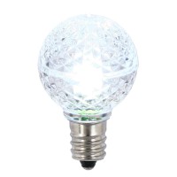 Vickerman G30 Faceted Led Cool Wht Bulb E12 25/Box - Xledg35-25