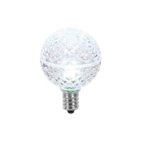 Vickerman G40 Faceted Led Cool Wht Bulb E12 25/Box - Xledg45-25