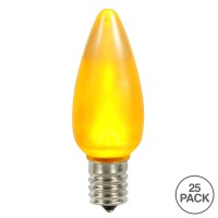 Vickerman C9 Ceramic Led Yellow Twinkle Bulb 25/Bx - Xledsc97T-25