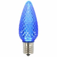 Vickerman C9 Faceted Led Blue Twinkle Bulb 25/Box - Xledc92T-25