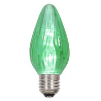 Vickerman F15 Green Plastic Ledflame E26 .96W 25Bx - Xledf14-25