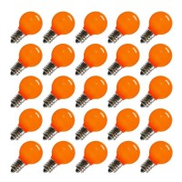 Vickerman G30 Orange Ceramic Ledbulb E12 .96W 25Bx - Xledcg38-25