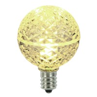 Vickerman G40 Faceted Led Wmwht Bulb E12 .38W 25Bx - Xledg41-25