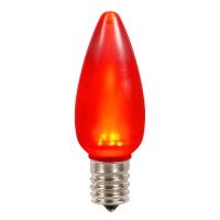 Vickerman C9 Ceramic Led Red Twinkle Bulb 25/Box - Xledsc93T-25