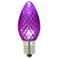 Vickerman C7 Faceted Led Purple Twinkle Bulb 25/Bx - Xledc76T-25