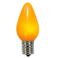 Vickerman C7 Ceramic Led Yellow Twinkle Bulb 25/Bx - Xledsc77T-25