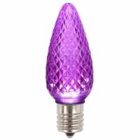 Vickerman C9 Faceted Led Purple Twinkle Bulb 25/Bx - Xledc96T-25