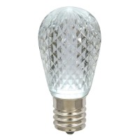 Vickerman 11S14 Faceted Led Purewht Lamp E26 10/Bx - Xleds19-10