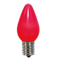 Vickerman C7 Ceramic Led Red Twinkle Bulb 25/Box - Xledsc73T-25