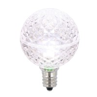 Vickerman G40 Faceted Led Purewht Bulb E12 25/Box - Xledg4P-25