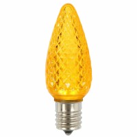 Vickerman C9 Faceted Led Yellow Bulb .45W 25/Bpx - Xledc97-25