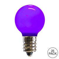 Vickerman G30 Purple Ceramic Ledbulb E12 .96W 25Bx - Xledcg36-25