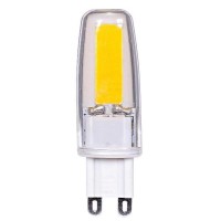 Satco 2.38 Inch 4W Jcd Led G9 Base Replacement Lamp-3000 Color Temperature-Clear Finish