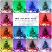 Brizlabs Halloween Fairy String Lights 66Ft 200 Led Color Changing Fairy Lights With Remote Multi Color Rainbow Plugin Xmas Tr