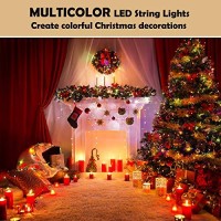 Xunxmas 109Ft 300 Led Christmas String Lights Indoor Outdoor, 8 Modes Christmas Tree Lights, Connectable Waterproof Twinkle Fairy Lights For Bedroom Party Patio Christmas Tree Decor(Colorful)