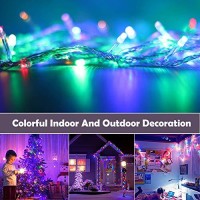 Xunxmas 109Ft 300 Led Christmas String Lights Indoor Outdoor, 8 Modes Christmas Tree Lights, Connectable Waterproof Twinkle Fairy Lights For Bedroom Party Patio Christmas Tree Decor(Colorful)