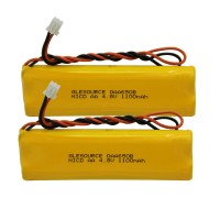 Glesource 48V 1100Mah Emergency Lighting Battery Replaces With Lithonia Daa650Bx4 Unitech Duallite 0120859 Nicd Aa 650Mah 4