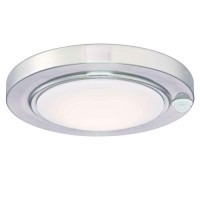 Gruenlich Led Motion Sensor Flush Mount Ceiling Lighting Fixture, 10.25 Inch 14.5W 1100 Lumen, Metal Housing, Etl Rated, Nickel Finish-3000K