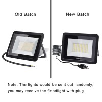 Apolinar Waterproof Flood Light Outdoor, 100W 10000Lm Super Bright Security Light, 6000K Daylight White, Led Outdoor Flood Light For Backyard, Stadium, Garden, Playground, Lawn, Warehouse